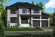 Contemporary Style House Plan - 4 Beds 2 Baths 3128 Sq/Ft Plan #25-4482 