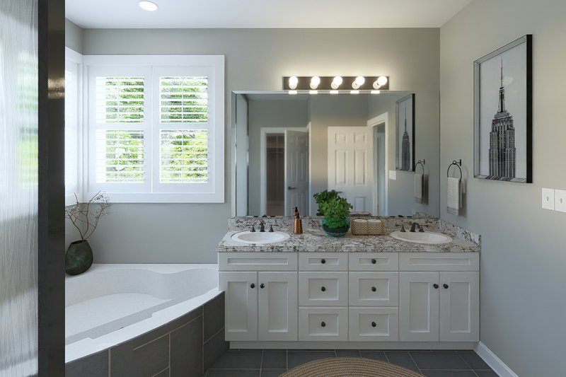 Dream House Plan - Interior - Master Bathroom 1 for Traditional House Plan #1060-208 - 4 bed, 2.5 bath