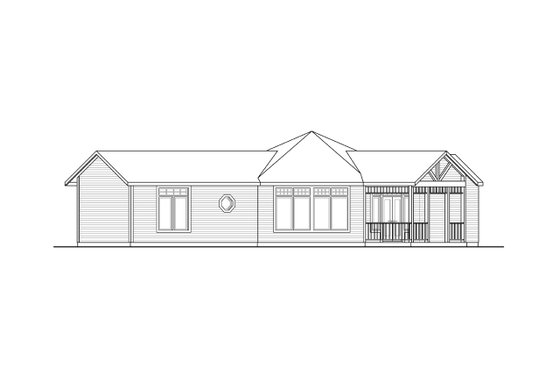Exterior - Other Elevation for Cottage House Plan #124-1299 - 1 bed, 2 bath