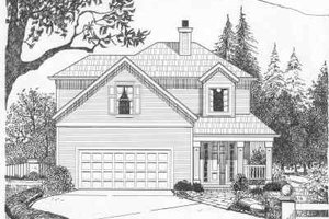 Traditional Exterior - Front Elevation Plan #6-126