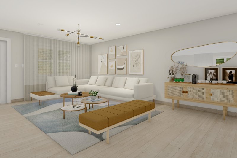 Dream House Plan - Interior - Family Room 1 for Ranch House Plan #1060-14 - 3 bed, 2 bath