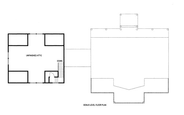 Floor Plan - Upper Floor for Craftsman House Plan #117-1097 - 3 bed, 2.5 bath
