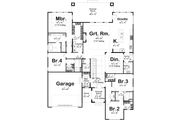 Modern Style House Plan - 4 Beds 3.5 Baths 2987 Sq/Ft Plan #455-444 