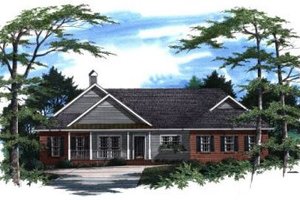 Traditional Exterior - Front Elevation Plan #41-160