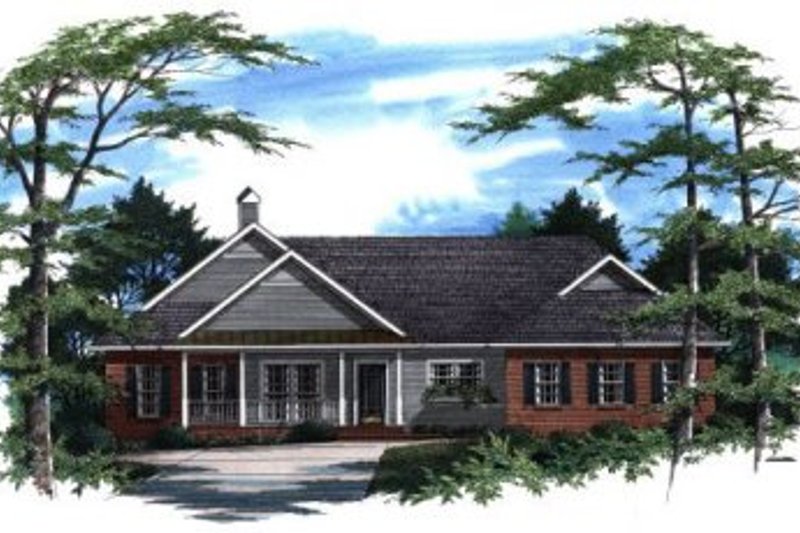 Home Plan - Traditional Exterior - Front Elevation Plan #41-160