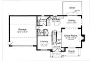 Traditional Style House Plan - 4 Beds 2.5 Baths 2269 Sq/Ft Plan #46-475 