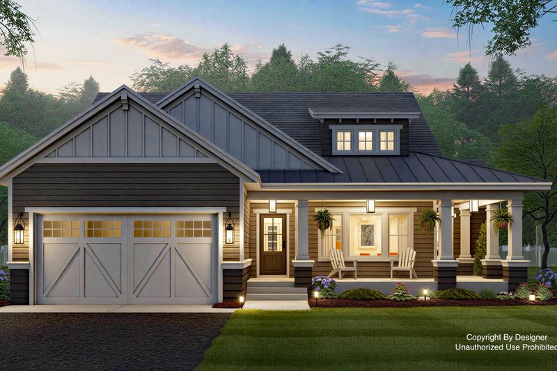 House Design - Bungalow Exterior - Front Elevation Plan #51-1402