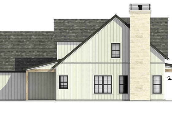 Exterior - Other Elevation for Farmhouse House Plan #1096-175 - 4 bed, 2.5 bath