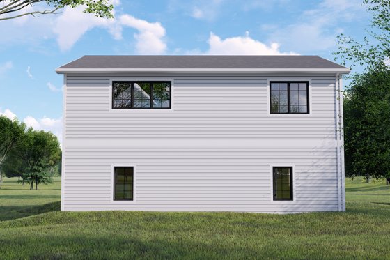 Exterior - Rear Elevation for Traditional House Plan #1064-144 - 2 bed, 1.5 bath