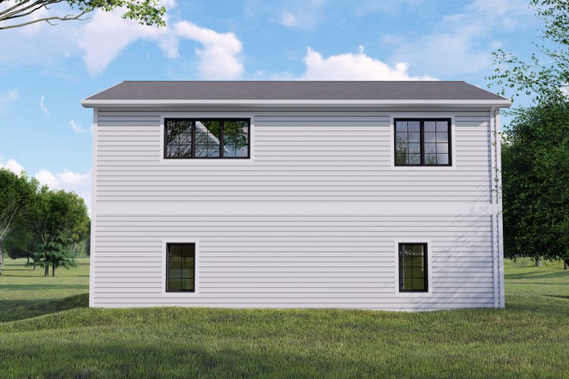 Architectural House Design - Exterior - Rear Elevation for Traditional House Plan #1064-144 - 2 bed, 1.5 bath