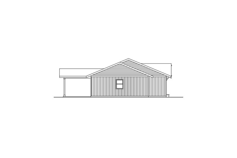Home Plan - Exterior - Other Elevation for Ranch House Plan #124-1470 - 3 bed, 2 bath