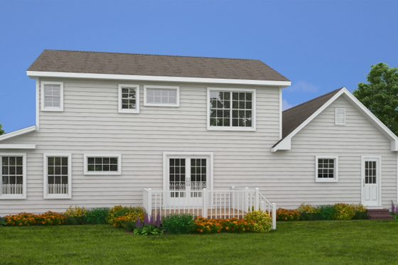 Exterior - Other Elevation 3 for Farmhouse House Plan #1082-3 - 4 bed, 3 bath