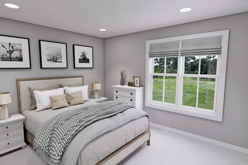 House Blueprint - Interior - Bedroom 1 for Farmhouse House Plan #51-1291 - 4 bed, 4 bath