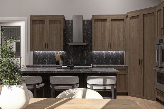 Interior - Kitchen 1 for Barndominium House Plan #455-686 - 1 bed, 1.5 bath