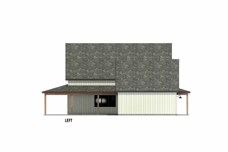Dream House Plan - Exterior - Other Elevation for Farmhouse House Plan #1096-199 - 3 bed, 2 bath