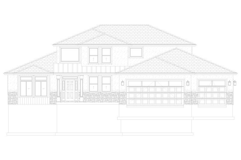 Dream House Plan - Exterior - Front Elevation 6 for Traditional House Plan #1060-288 - 4 bed, 2.5 bath