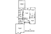 European Style House Plan - 3 Beds 2.5 Baths 2991 Sq/Ft Plan #81-939 