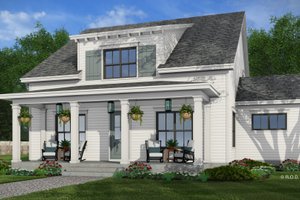 Farmhouse Exterior - Front Elevation Plan #51-1278