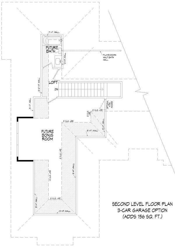Home Plan - Country Floor Plan - Upper Floor Plan #932-1200