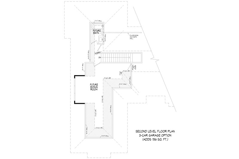 Home Plan - Floor Plan - Upper Floor 1 for Country House Plan #932-1200 - 3 bed, 2.5 bath