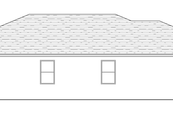 Exterior - Other Elevation for Traditional House Plan #1058-249 - 4 bed, 2 bath