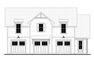 Exterior - Front Elevation 4 for Farmhouse House Plan #430-332 - 2 bed, 1 bath