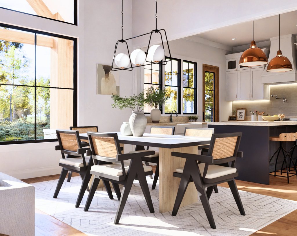 Interior - Dining Room for Farmhouse House Plan #119-475 - 3 bed, 3.5 bath