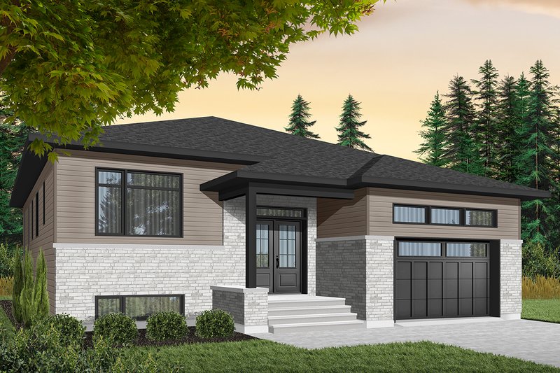 House Design - Modern Exterior - Front Elevation Plan #23-2698