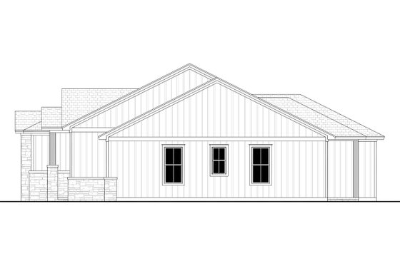 Exterior - Other Elevation 1 for Farmhouse House Plan #430-273 - 3 bed, 2.5 bath