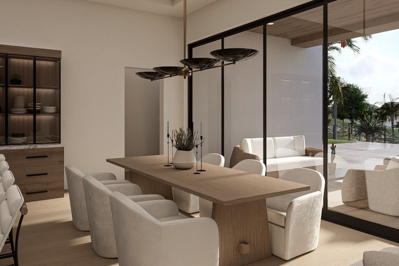 House Plan Design - Interior - Dining Room for Modern House Plan #455-705 - 3 bed, 2.5 bath