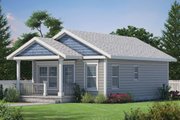 Cabin Style House Plan - 2 Beds 1 Baths 800 Sq/Ft Plan #20-2365 
