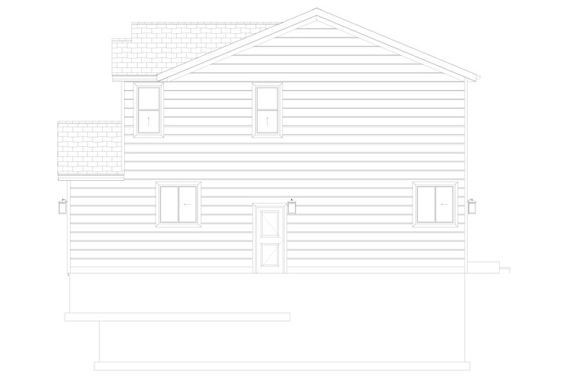 Home Plan - Exterior - Other Elevation for Farmhouse House Plan #1060-360 - 4 bed, 2.5 bath