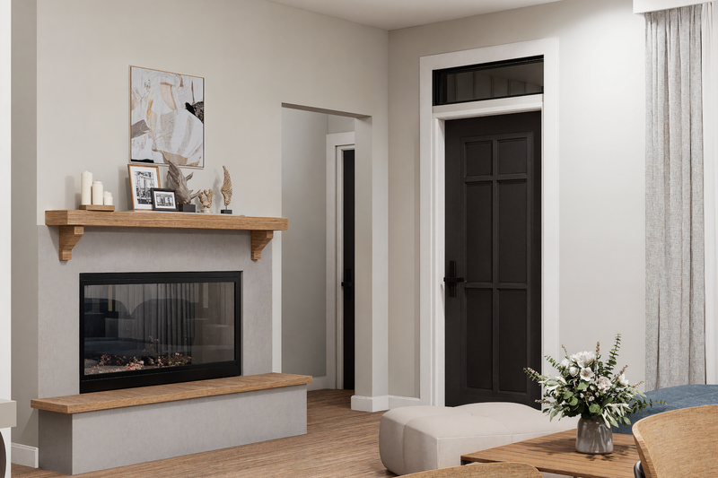 Home Plan - Interior - Family Room for Farmhouse House Plan #54-673 - 3 bed, 2 bath