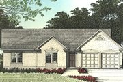Traditional Style House Plan - 3 Beds 2 Baths 1338 Sq/Ft Plan #56-110 
