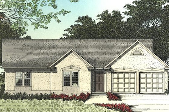 Exterior - Other Elevation for Traditional House Plan #56-110 - 3 bed, 2 bath