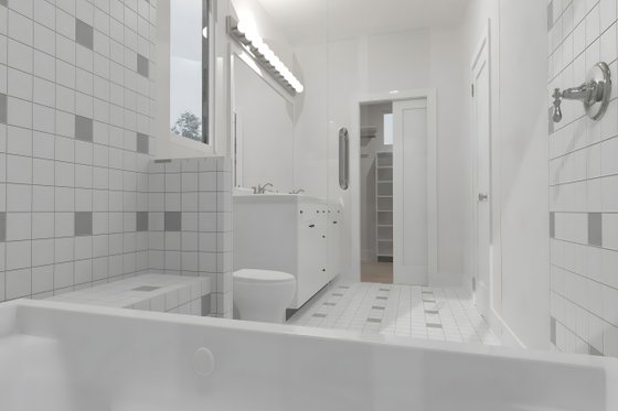 Interior - Master Bathroom for Modern House Plan #49-291 - 4 bed, 3.5 bath