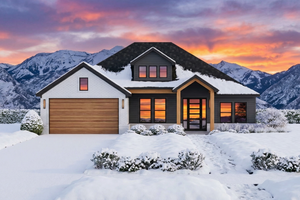 Exterior - Front Elevation 3 for Country House Plan #1096-113 - 3 bed, 2 bath