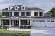 Colonial Style House Plan - 4 Beds 3.5 Baths 2899 Sq/Ft Plan #455-332 