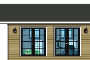 Exterior - Other Elevation for Traditional House Plan #499-2 - 1 bed, 0 bath