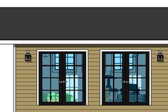 Exterior - Other Elevation for Traditional House Plan #499-2 - 1 bed, 0 bath