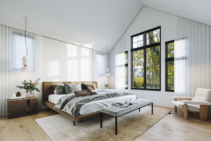 Home Plan - Interior - Master Bedroom for Farmhouse House Plan #23-2769 - 3 bed, 2 bath