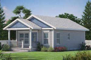 Cottage Exterior - Front Elevation Plan #20-2364