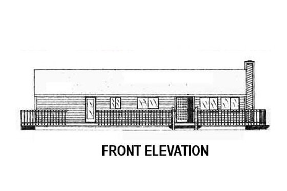 Exterior - Other Elevation for Bungalow House Plan #320-294 - 3 bed, 3 bath