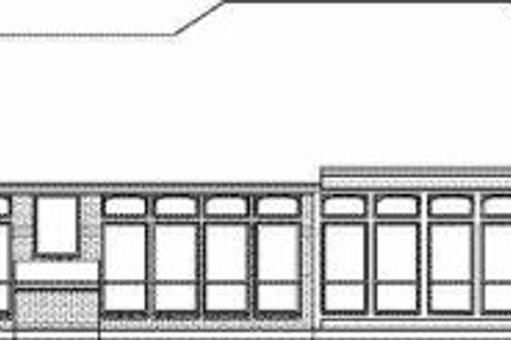 Exterior - Rear Elevation for Traditional House Plan #84-141 - 5 bed, 2 bath
