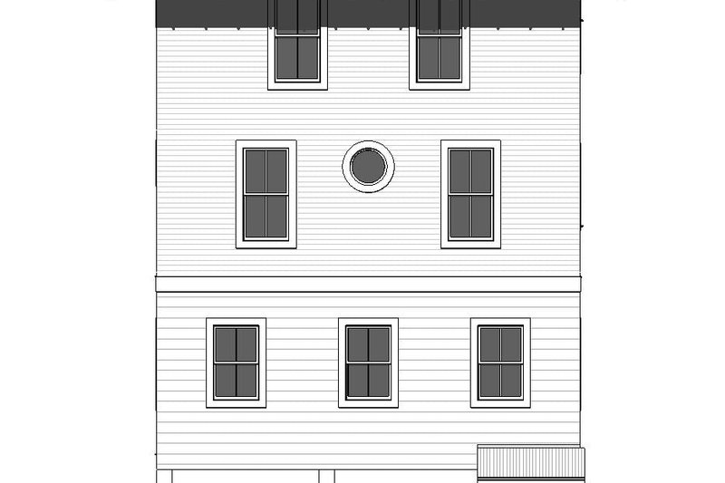 Architectural House Design - Exterior - Rear Elevation for Beach House Plan #901-155 - 5 bed, 5.5 bath