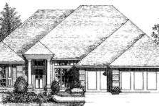 Exterior - Front Elevation House Plan #310-132 - 4 bed, 3 bath