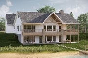 Beach Style House Plan - 1 Beds 2 Baths 1856 Sq/Ft Plan #455-594 