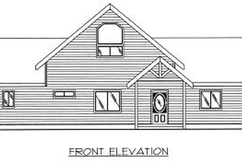 Architectural House Design - Exterior - Other Elevation for Contemporary House Plan #117-521 - 3 bed, 2.5 bath