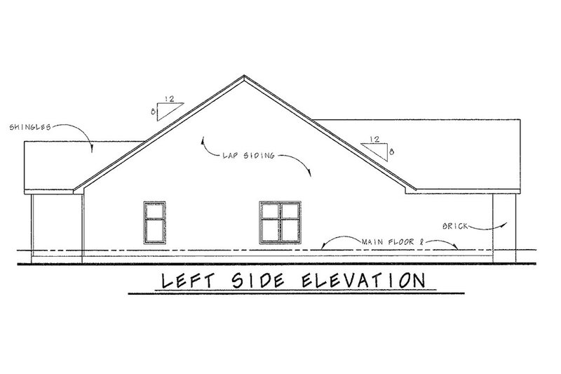 Dream House Plan - Exterior - Front Elevation 4 for Craftsman House Plan #20-2163 - 3 bed, 3 bath