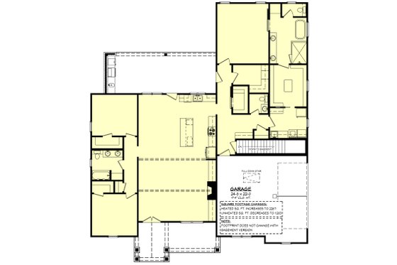 Floor Plan - Other Floor for Traditional House Plan #430-255 - 3 bed, 2.5 bath
